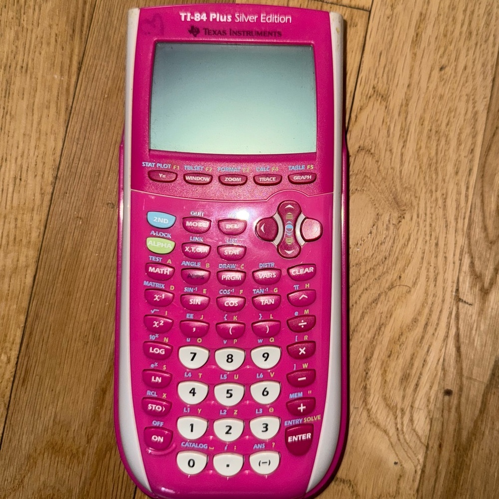 Texas Instruments TI-84 Plus Silver Edition in Pink